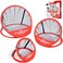 GoSports CHIPSTER Range 3 Piece Golf Chipping Practice Net Target System with Carrying Case Red