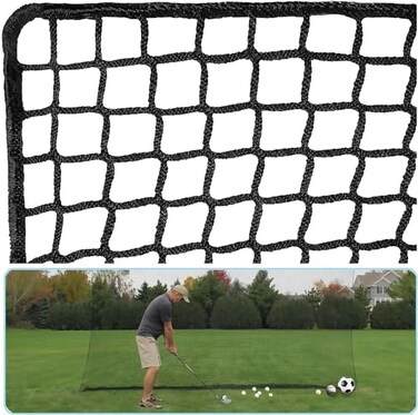 IUZEAI 10x20ft High Impact Golf Practice Net Heavy Duty Nylon Netting Material Includes Installation Rope