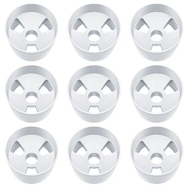 Leitee Golf Hole Cup Practice Putting Green Hole ABS Plastic Golf Putting Cup for Outdoor Backyard9 Pcs4 Inch