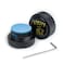 YEUEK TAOM Pool Chalk Holder Round Shaped Practical Tool Billiards Accessories Magnetic Mini Chalk Tip Case Container Round Box Billiards