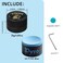 YEUEK TAOM Pool Chalk Holder Round Shaped Practical Tool Billiards Accessories Magnetic Mini Chalk Tip Case Container Round Box Billiards