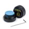 YEUEK TAOM Pool Chalk Holder Round Shaped Practical Tool Billiards Accessories Magnetic Mini Chalk Tip Case Container Round Box Billiards