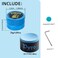 YEUEK TAOM Pool Chalk Holder Round Shaped Practical Tool Billiards Accessories Magnetic Mini Chalk Tip Case Container Round Box Billiards