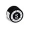 KAMUI Clear Black Laminated Pool Billiard CUE TIP 1 pc 14 mm Genuine Soft