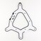Southern Rec Supply Mezz Turtle Rack 2 Carrying Case Hard Template Sheet HolderCarrier White