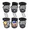 MoyanSuper Pool Table Pockets Replacement Pockets for Billiard Table Set of 6 Plastic Web Pockets