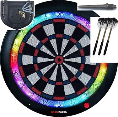GranBoard Gran Board 3s LED Dartboard Blue with Special Bracket ChoukouTip100pics DartsSet