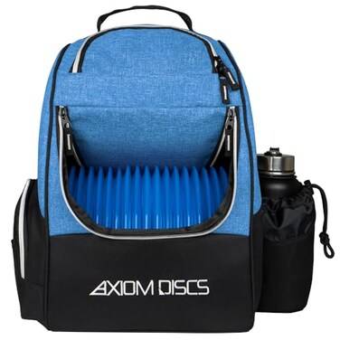 Axiom Discs Shuttle Disc Golf Backpack Bag Heather Blue
