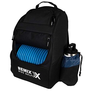 Remix Disc Golf Deluxe Backpack Disc Golf Bag Black