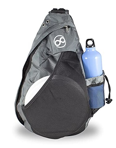 Infinite Discs Slinger Disc Golf Backpack for Quick Disc Storage 612 Discs in Your Bag Gray