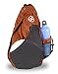 Infinite Discs Slinger Disc Golf Backpack for Quick Disc Storage 612 Discs in Your Bag Dark Orange