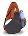 Infinite Discs Slinger Disc Golf Backpack for Quick Disc Storage 612 Discs in Your Bag Dark Orange