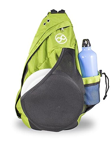 Infinite Discs Slinger Disc Golf Backpack for Quick Disc Storage 612 Discs in Your Bag Green