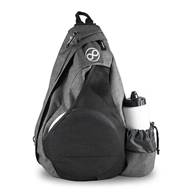 Infinite Discs Slinger Deluxe Disc Golf Backpack for Quick Disc Storage 12 Discs in Your Bag Grey