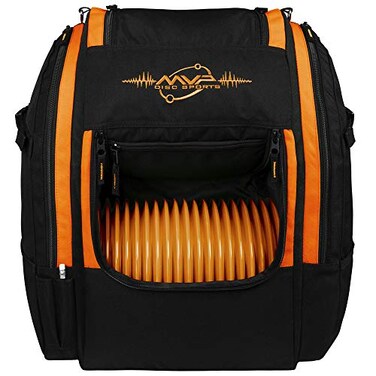 MVP Disc Sports Voyager Lite Backpack Disc Golf Bag Orange