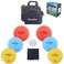 GAMESUN Disc Golf Set with 6 Discs and Mini DiscStarter Disc Golf BagTowel