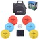 GAMESUN Disc Golf Set with 6 Discs and Mini DiscStarter Disc Golf BagTowel