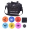 CROWN ME Disc Golf Starter Set disc Golf disc Set with 6 Discs 1 Marker 1 Twoel and 1 Bag