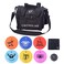 CROWN ME Disc Golf Starter Set disc Golf disc Set with 6 Discs 1 Marker 1 Twoel and 1 Bag