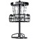 MVP Disc Sports Black Hole Micro Disc Golf Basket 6 Tall Mini Basket