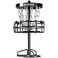 MVP Disc Sports Black Hole Micro Disc Golf Basket 6 Tall Mini Basket