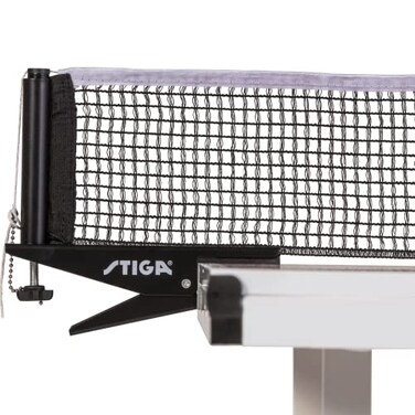 STIGA Premium Clipper 72 Regulation Table Tennis Net and Post Sets Easy Set Up and Spring Activated Clip ping pong net set