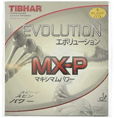 Tibhar Evolution MXP Table Tennis Rubber Black 1718