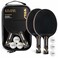 STIGA Premium 2Player Table Tennis Set Includes 2 ITTF Approved Paddles 3 White 3Star Ping Pong Balls Carry Case
