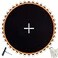 Jump Tastic Trampoline JumpTastic Replacement Trampoline Mat Fits14FT Trampoline Frame with 72 Pcs VRing Using 55in SpringNot Include Spring Mats Diameter 150in