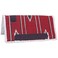 Tough 1 Square Saddle PadFleece Bottom RedBlackCream 30 x 30