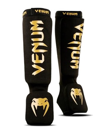Venum Kontact Shin Guards BlackGold S