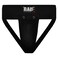 RAD Groin Guard for Men Black Medium MMA Boxing Muay Thai Martial Arts Athletic Cup with Removable Protective Cup