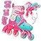 Roller Derby Switch Skates for Beginners 2 in 1 Adjustable Skates Convert from Learn Mode to Inline Skates for Toddlers Kids