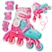 Roller Derby Switch Skates for Beginners 2 in 1 Adjustable Skates Convert from Learn Mode to Inline Skates for Toddlers Kids
