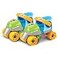 Liberty Imports Adjustable Easy Training Inline Rollerskates BeginnerFriendly QuadStyle 4 Wheel Inline Roller Skates Training for Kids Toddler and Children Green