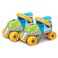 Liberty Imports Adjustable Easy Training Inline Rollerskates BeginnerFriendly QuadStyle 4 Wheel Inline Roller Skates Training for Kids Toddler and Children Green