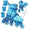 Roller Derby Switch Skates for Beginners 2 in 1 Adjustable Skates Convert from Learn Mode to Inline Skates for Toddlers Kids
