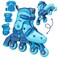 Roller Derby Switch Skates for Beginners 2 in 1 Adjustable Skates Convert from Learn Mode to Inline Skates for Toddlers Kids