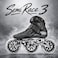 Bont Semi Race III Inline Skates 2PF Unity 118 Frame Elemental 125mm Wheels ABEC7 Bearings Black 105
