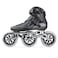 Bont Semi Race III Inline Skates 2PF Unity 118 Frame Elemental 125mm Wheels ABEC7 Bearings Black 105