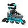 Rollerblade Maxxum XT Womens Adult Urban Inline Skate Anthracite and Aqua Performance Inline Skates
