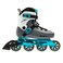 Rollerblade Maxxum XT Womens Adult Urban Inline Skate Anthracite and Aqua Performance Inline Skates