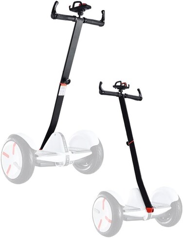 ToLanbbt Scooter Handle Adjustable Handlebar for Segway Ninebot Mini PRO with Phone Mount Release Knee Pressure Hand Lever Control Black