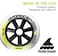 Rollerblade Hydrogen 125MM 85A Wheels 6 Pack