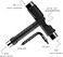 Kata Skateboarding Bearing PressPuller Unit Skateboard Tool