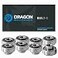 Fireball Dragon Ceramic Skateboard Bearings for Skateboard Longboards 8Pack Ceramic Builtin Bearings Built Ceramic 8