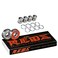 Bones Reds Skateboard Bearings 8Pack for Skateboards Longboards Scooters Spinners Bones Reds8Pack wDragon Spacers Washers