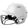 EvoShield XVT 20 Gloss Batting Helmet with Facemask Team White MediumLarge