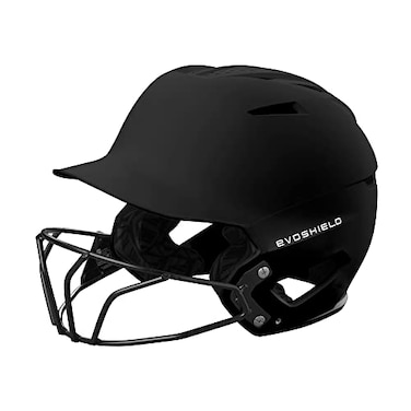EvoShield XVT 20 Matte Batting Helmet with Facemask Black SmallMedium