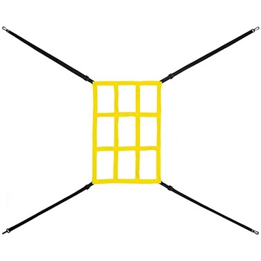 AOLIGEIJS Baseball Net Adjustable Strike Zone Target Strike Zone Pro Yellow